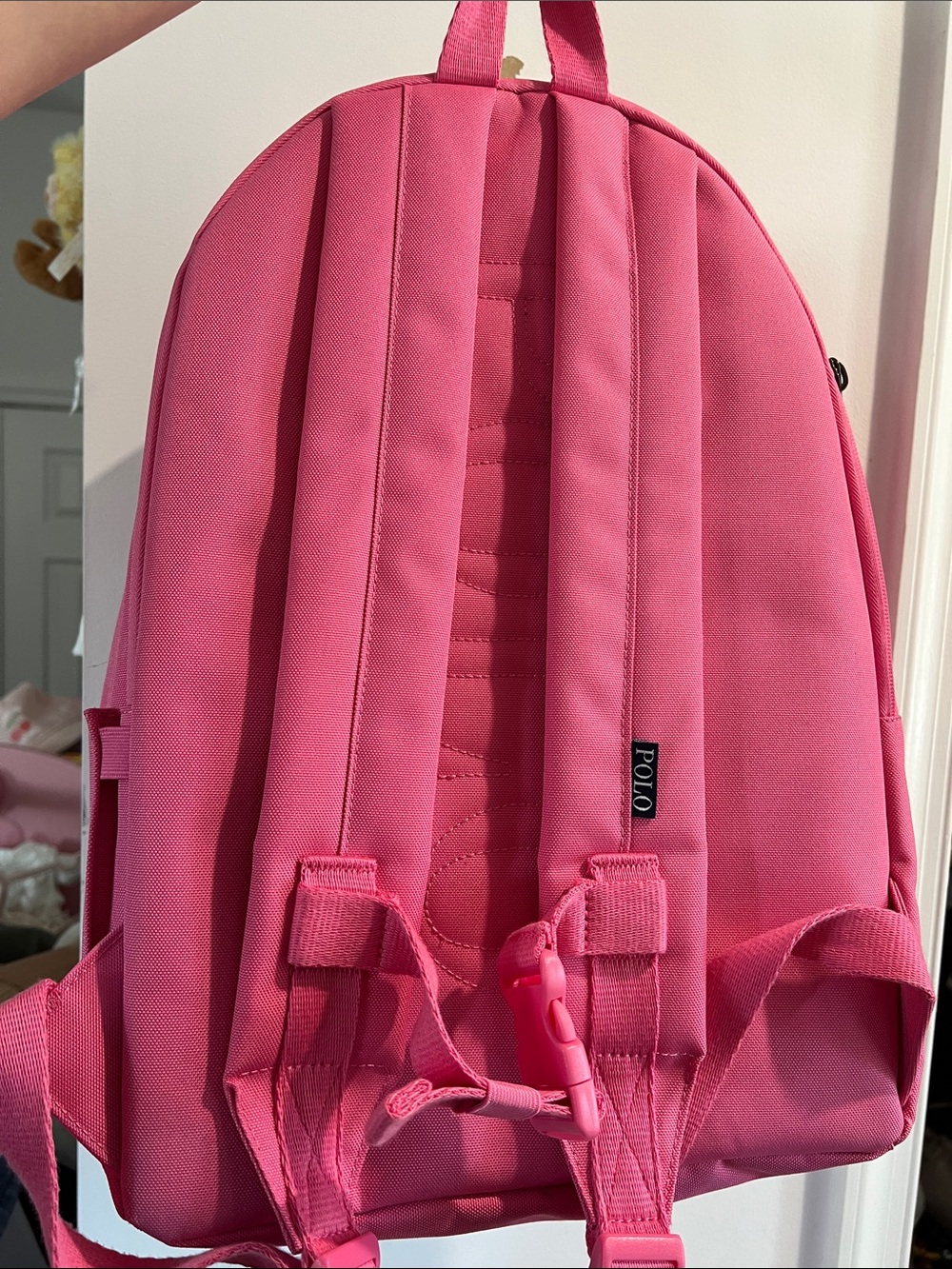 Ralph Lauren Pink polo bear  Backpack - Picture 7 of 11